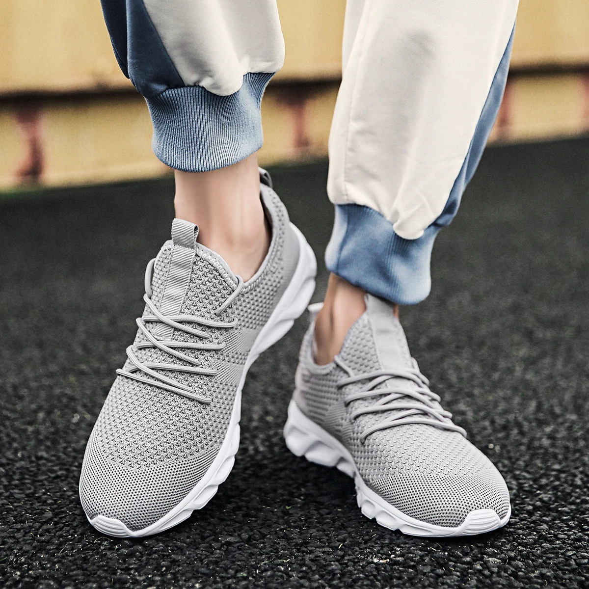 Men Shoes Sale - Atmungsaktive Herren-Sneaker, lässig, rutschfest und verschleißfest,