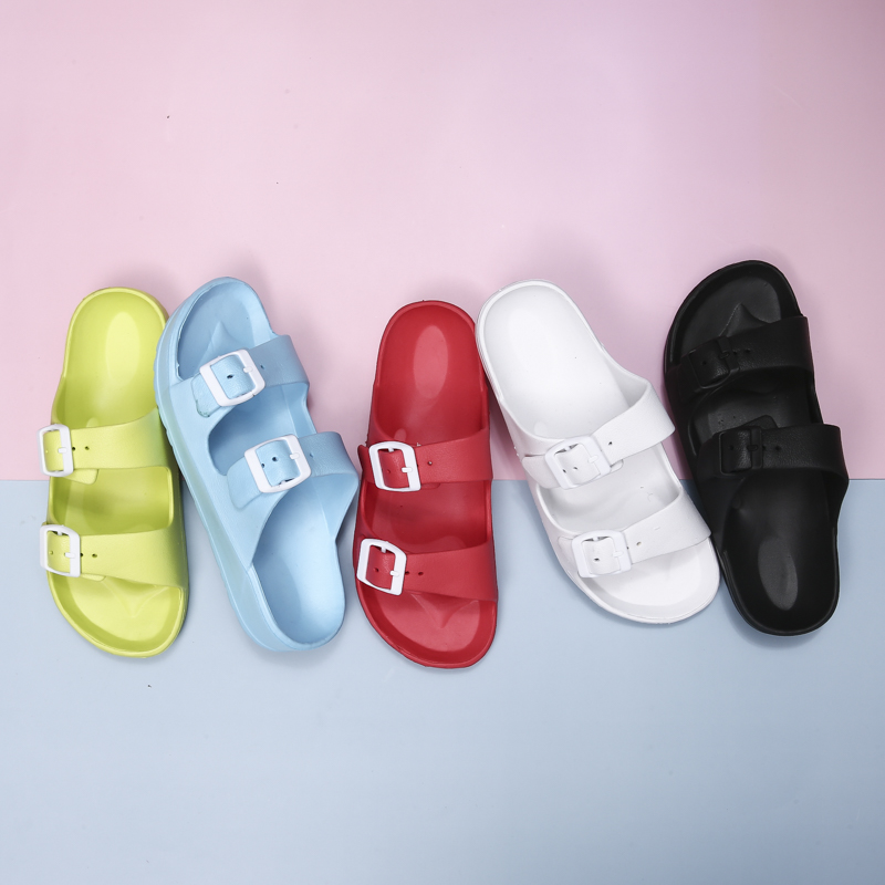 Men Shoes Size - Hausschuhe Leichte Verstellbare EVA-Sandalen mit Doppelriemen