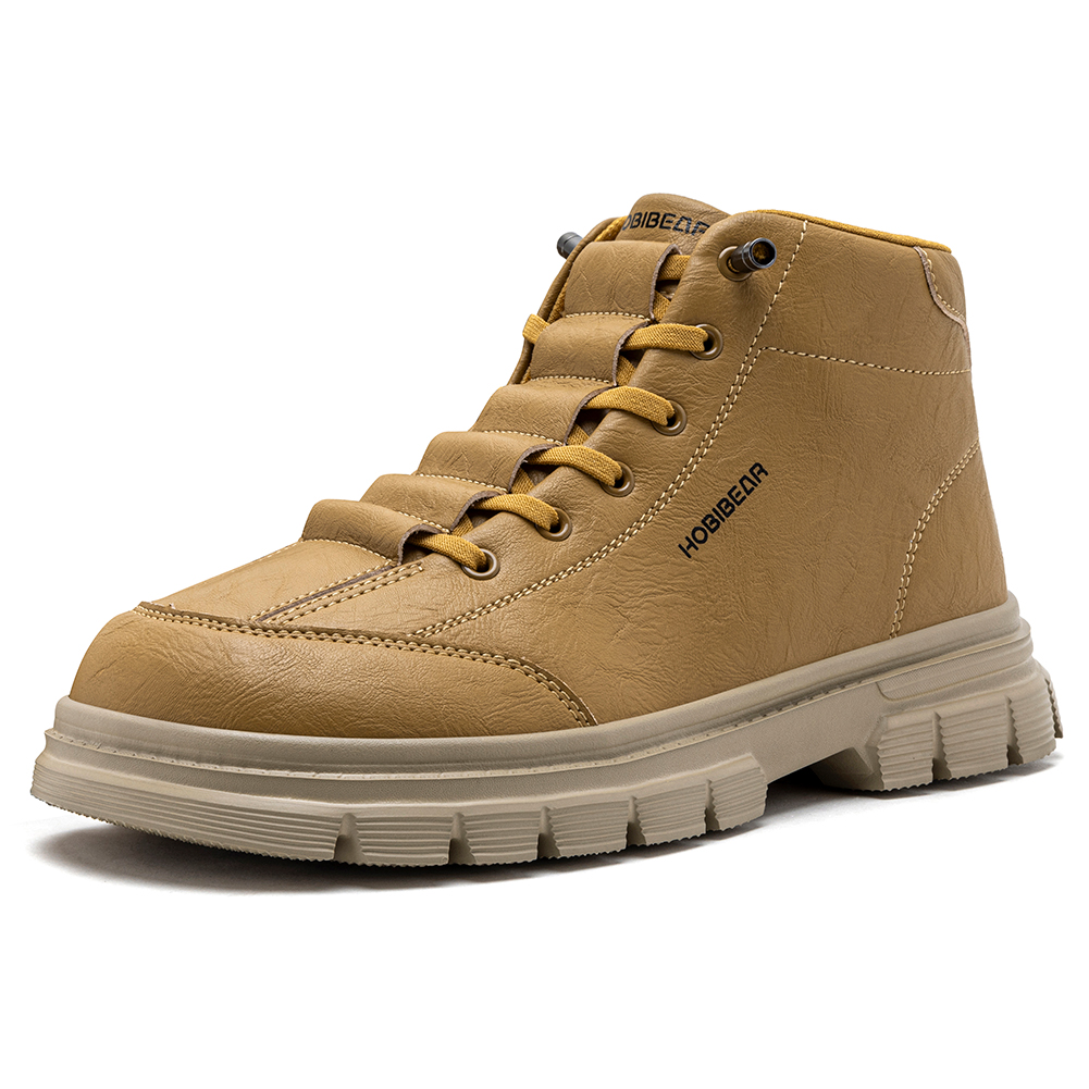 Men'S Shoes Dq - HOBIBEAR Herren-Stiefeletten mit breiter Zehenbox, Kunstleder,