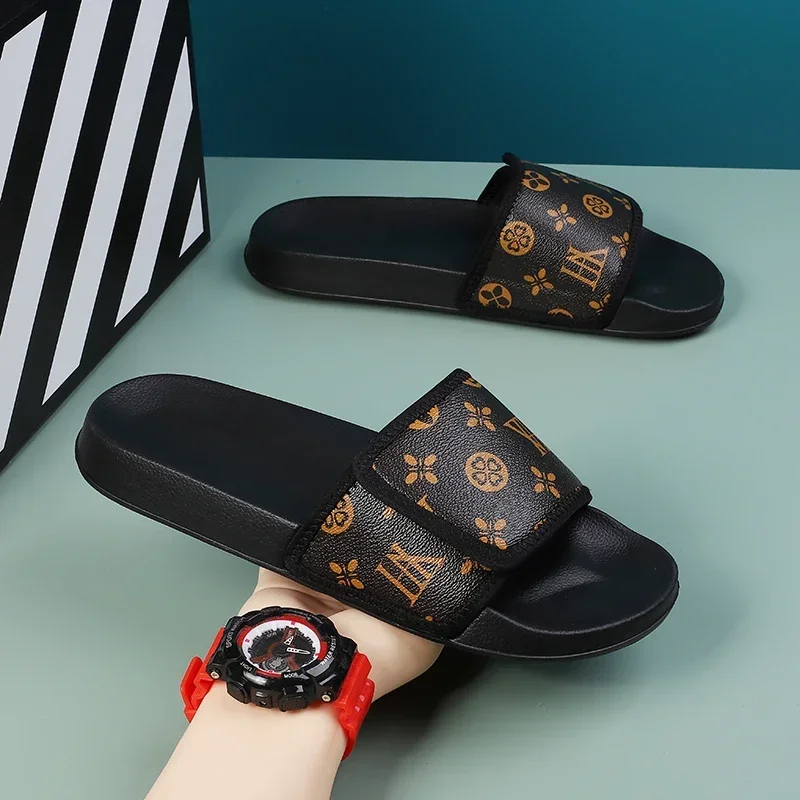 Men Shoes Sale - Herren-Sandalen aus echtem Leder, bequeme Herren-Hausschuhe,