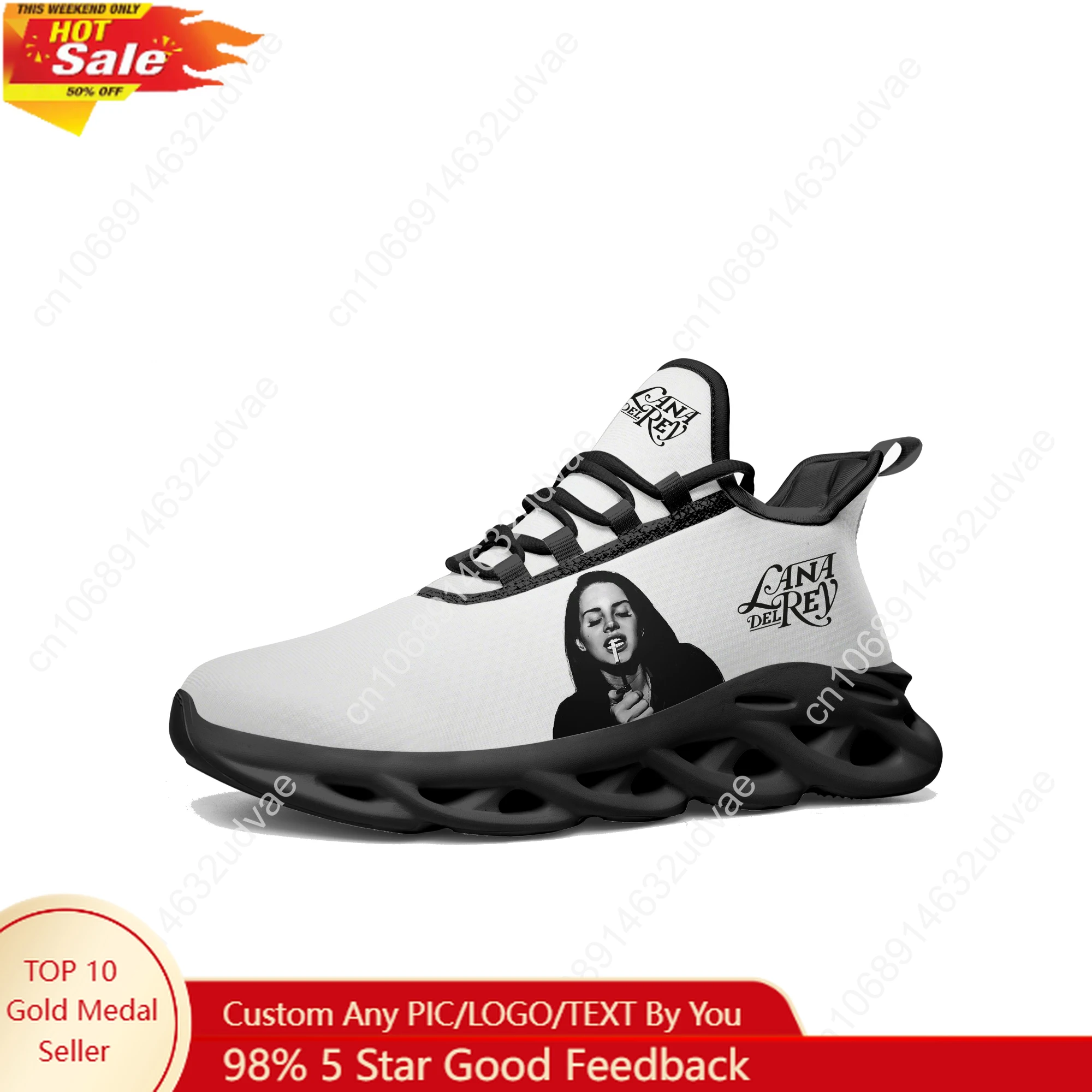 Men Shoes Sneakers - Lana Del Rey Singer Sportschuhe Herren