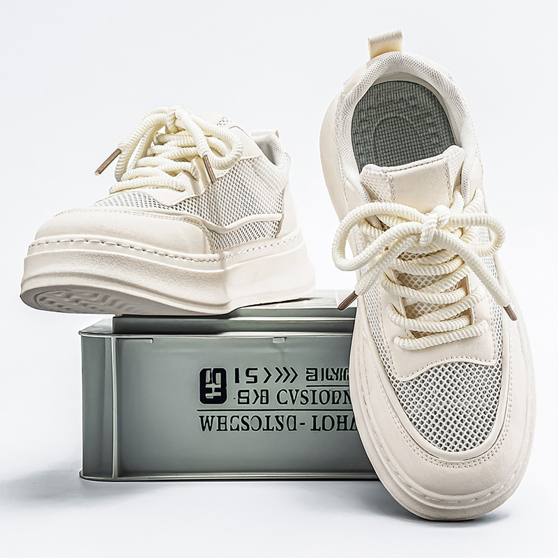 Atmungsaktive Mesh-Plattform-S – Men Shoes Eu To Us Size Bewertung und Preis
