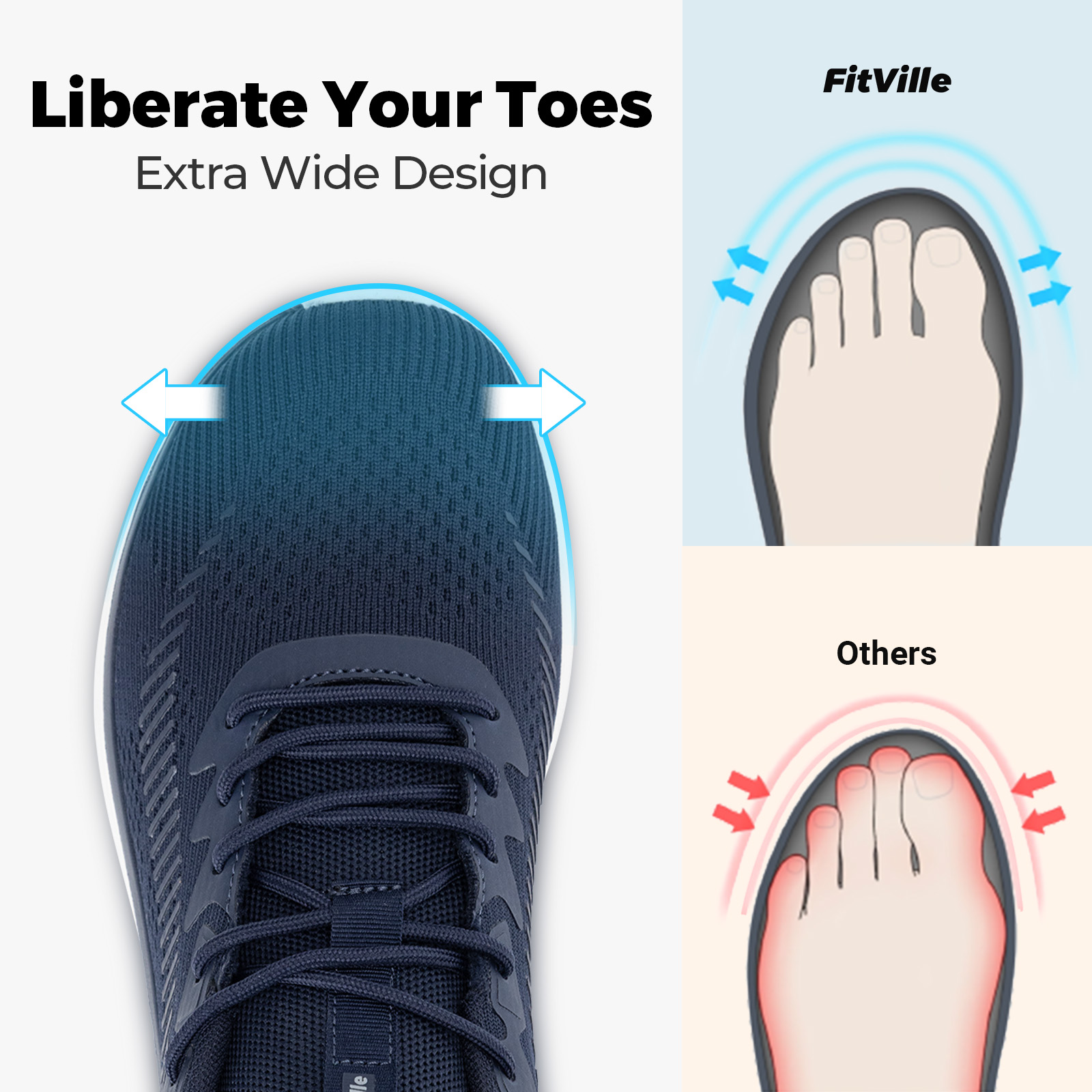 FitVille Herren-Walkingschuhe, – Men'S Shoes Plantar Fasciitis Bewertung und Preis